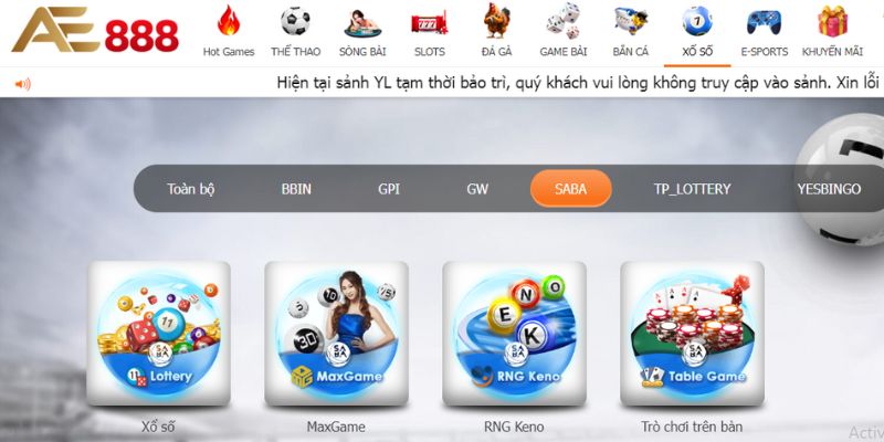Các loại hình xổ số AE888 phổ biến năm 2025 và cách chơi
